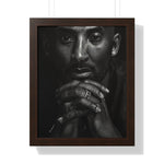 Framed "The Black Mamba" Print