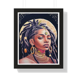 Framed "Nocturnal Empress" Print