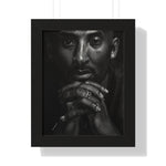 Framed "The Black Mamba" Print