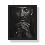 Framed "The Black Mamba" Print