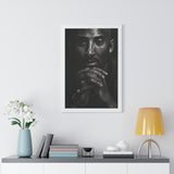 Framed "The Black Mamba" Print