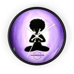 Yoga Chick Wall clock