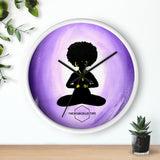 Yoga Chick Wall clock