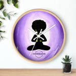 Yoga Chick Wall clock