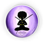 Yoga Chick Wall clock