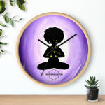 Yoga Chick Wall clock