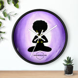 Yoga Chick Wall clock