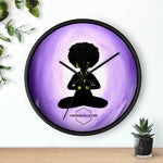 Yoga Chick Wall clock